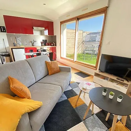 Grand Studio, Belle Terrasse Avec Vue Апартаменты Нант
