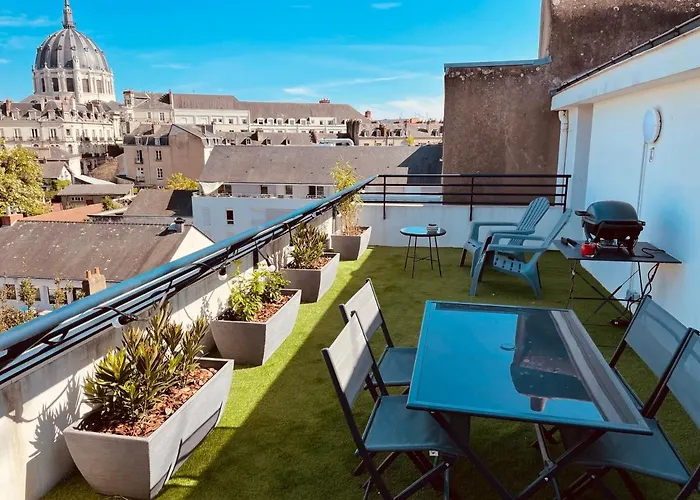 Grand Studio, Belle Terrasse Avec Vue Apartmán Nantes