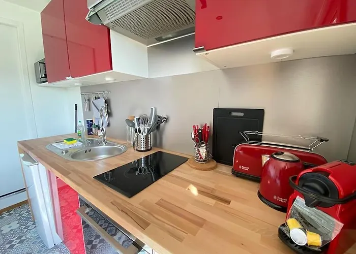 Grand Studio, Belle Terrasse Avec Vue *