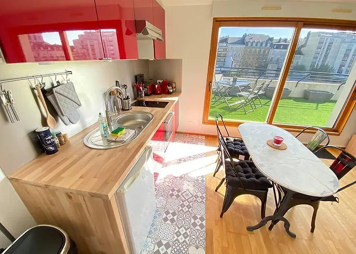 Grand Studio, Belle Terrasse Avec Vue * Nantes