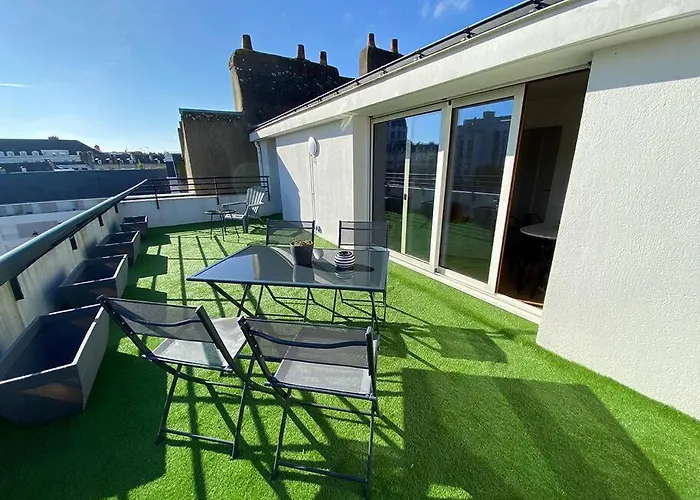 Grand Studio, Belle Terrasse Avec Vue * نانت